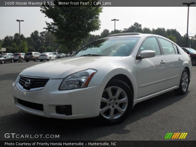 2008 Nissan Maxima 3.5 SL in Winter Frost Pearl