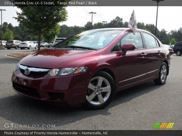 2011 Honda Civic LX-S Sedan in Tango Red Pearl