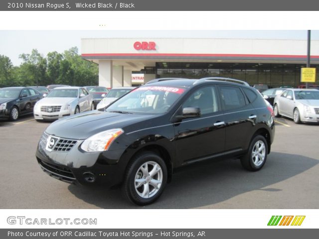 2010 Nissan Rogue S in Wicked Black