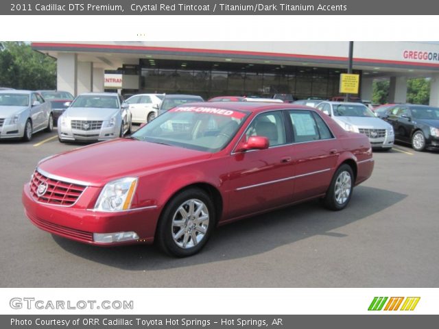 2011 Cadillac DTS Premium in Crystal Red Tintcoat