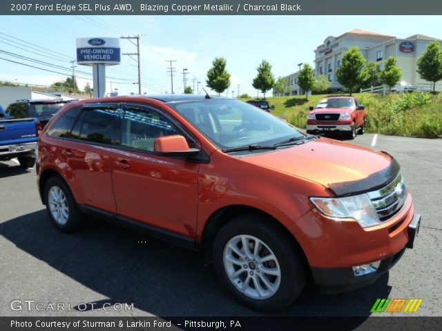 2007 Ford Edge SEL Plus AWD in Blazing Copper Metallic