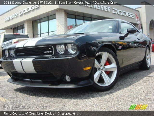 2011 Dodge Challenger SRT8 392 in Brilliant Black Crystal Pearl