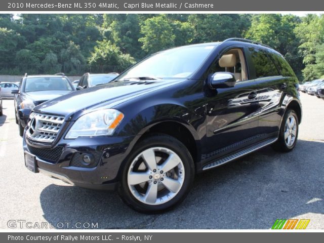 2010 Mercedes-Benz ML 350 4Matic in Capri Blue Metallic