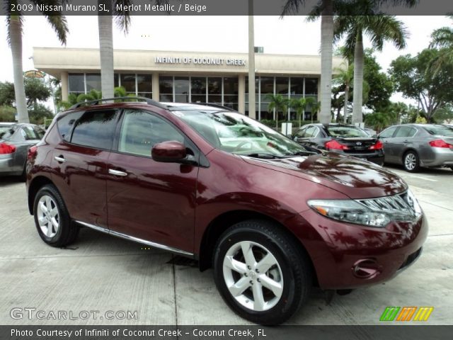 2009 Nissan Murano SL in Merlot Metallic