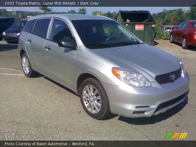 2003 Toyota Matrix  in Lunar Mist Metallic