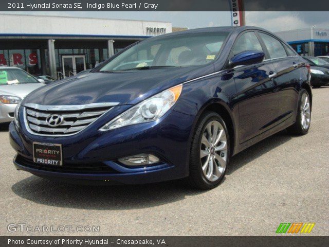 2011 Hyundai Sonata SE in Indigo Blue Pearl