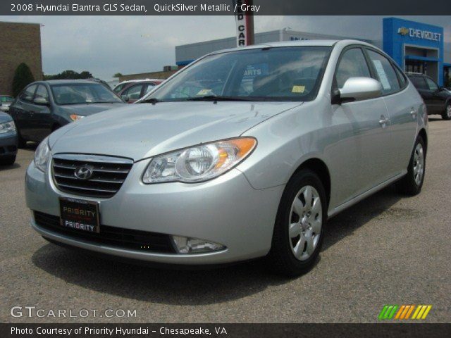 2008 Hyundai Elantra GLS Sedan in QuickSilver Metallic