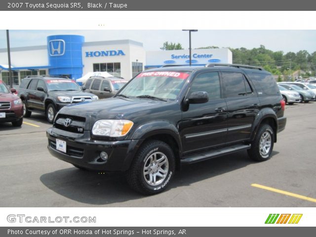 2007 Toyota Sequoia SR5 in Black