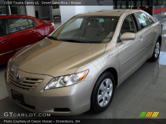 2008 Toyota Camry LE in Desert Sand Mica