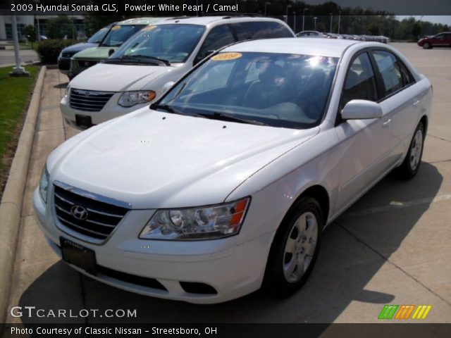 2009 Hyundai Sonata GLS in Powder White Pearl