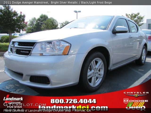 2011 Dodge Avenger Mainstreet in Bright Silver Metallic