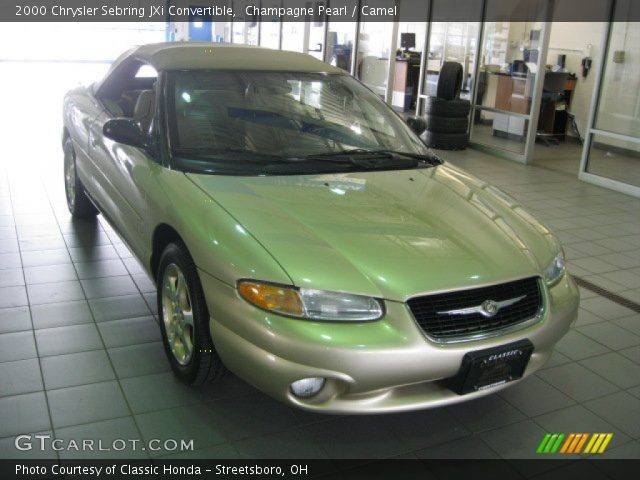 2000 Chrysler Sebring JXi Convertible in Champagne Pearl