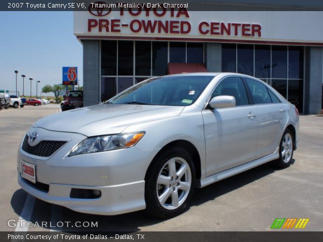 2007 Toyota Camry SE V6 in Titanium Metallic