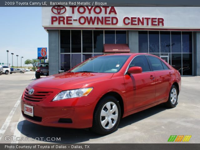 2009 Toyota Camry LE in Barcelona Red Metallic
