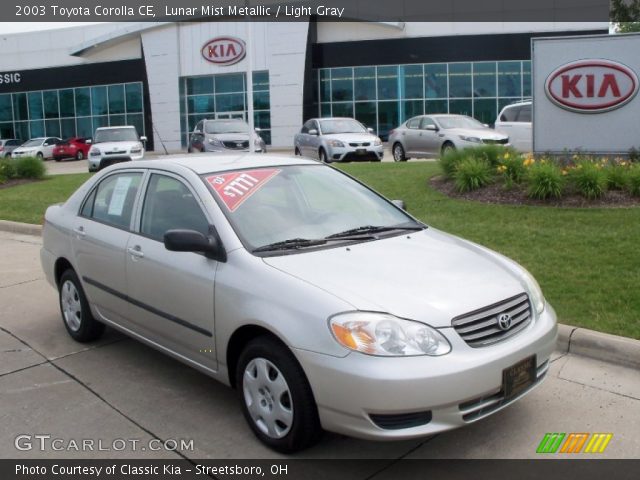 2003 Toyota Corolla CE in Lunar Mist Metallic