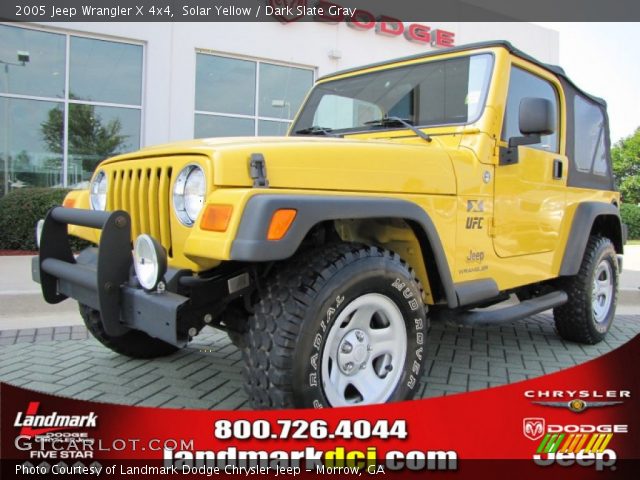 2005 Jeep Wrangler X 4x4 in Solar Yellow