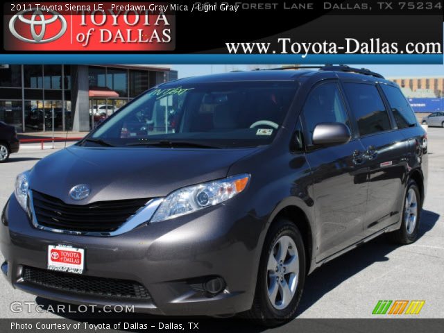 2011 Toyota Sienna LE in Predawn Gray Mica