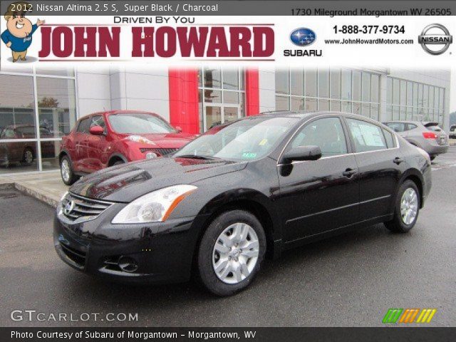 2012 Nissan Altima 2.5 S in Super Black