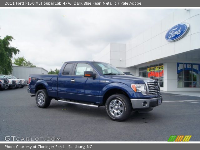 2011 Ford F150 XLT SuperCab 4x4 in Dark Blue Pearl Metallic