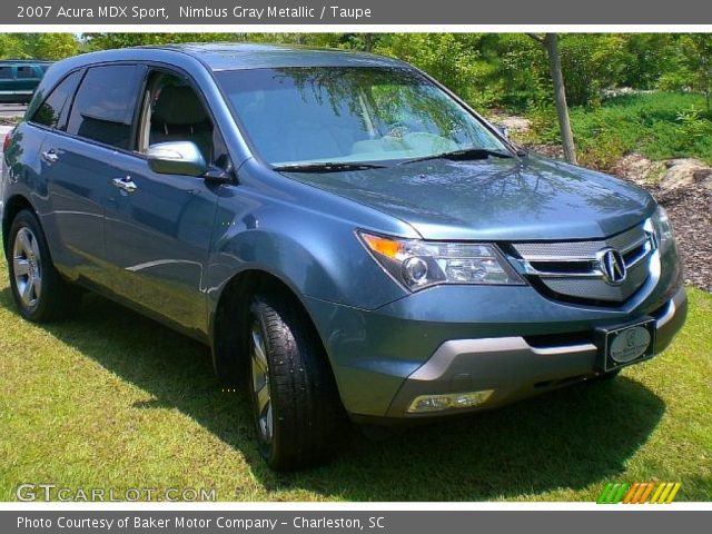 2007 Acura MDX Sport in Nimbus Gray Metallic
