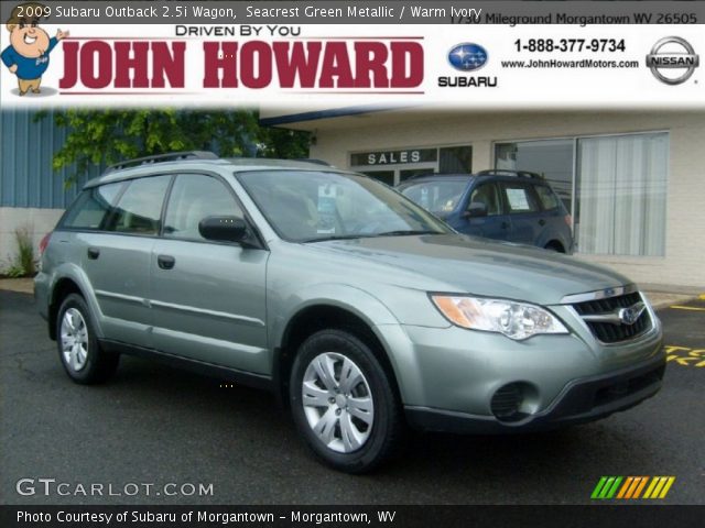 2009 Subaru Outback 2.5i Wagon in Seacrest Green Metallic