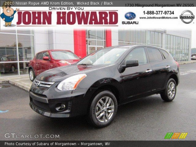 2010 Nissan Rogue AWD Krom Edition in Wicked Black