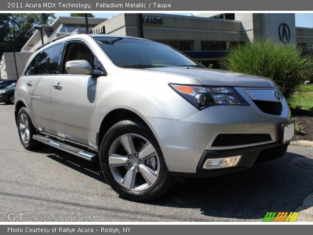 2011 Acura MDX Technology in Palladium Metallic