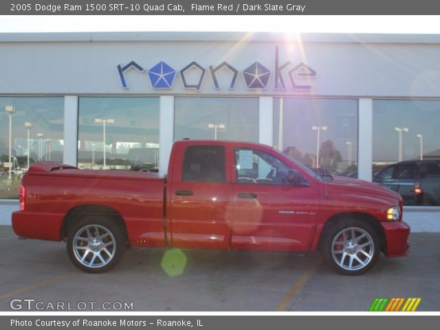 2005 Dodge Ram 1500 SRT-10 Quad Cab in Flame Red