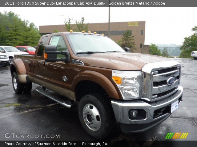 2011 Ford F350 Super Duty Lariat SuperCab 4x4 Dually in Golden Bronze Metallic