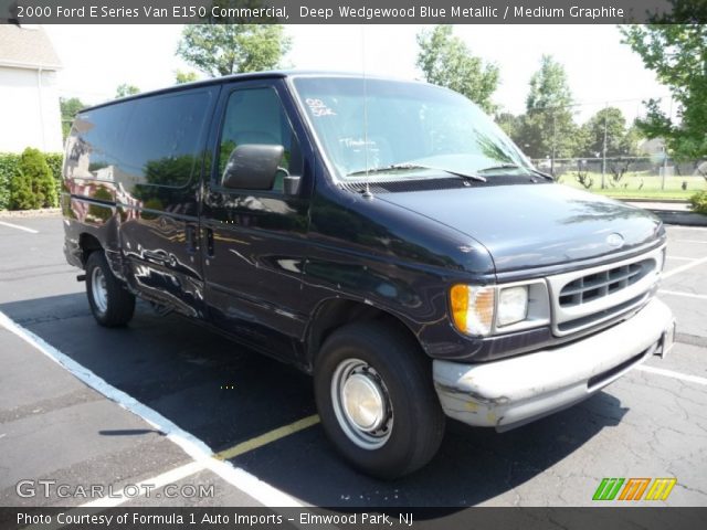 2000 Ford E Series Van E150 Commercial in Deep Wedgewood Blue Metallic