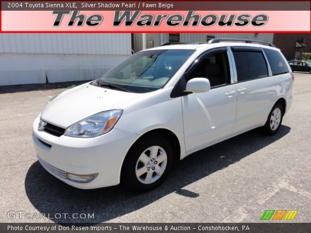 2004 Toyota Sienna XLE in Silver Shadow Pearl