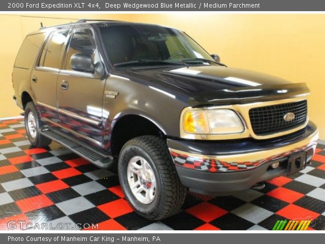 2000 Ford Expedition XLT 4x4 in Deep Wedgewood Blue Metallic