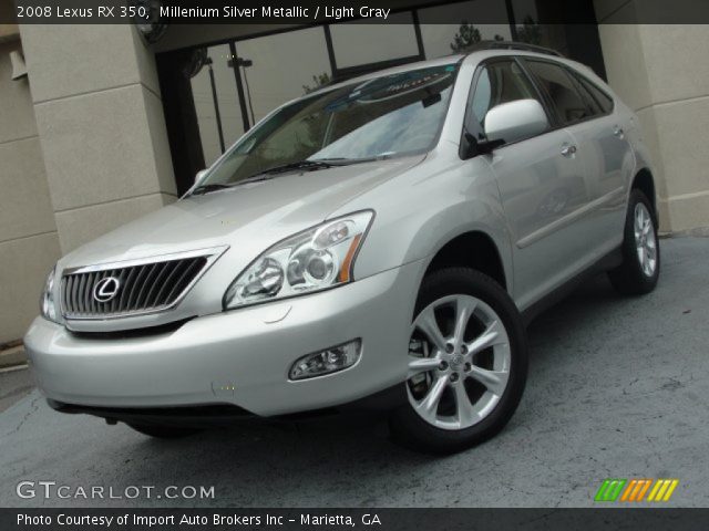 2008 Lexus RX 350 in Millenium Silver Metallic