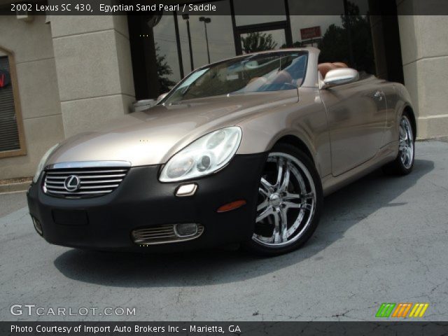 2002 Lexus SC 430 in Egyptian Sand Pearl