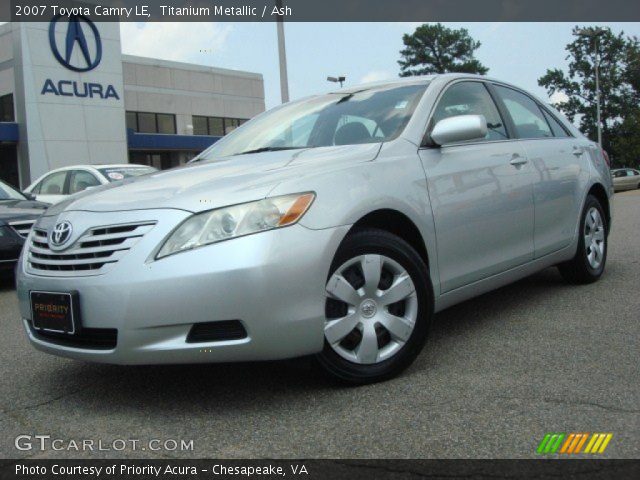 2007 Toyota Camry LE in Titanium Metallic