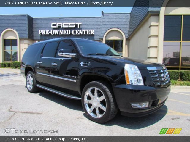 2007 Cadillac Escalade ESV AWD in Black Raven
