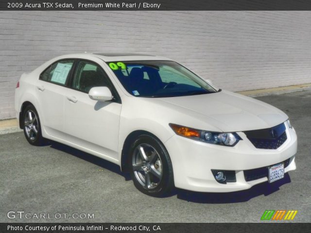 2009 Acura TSX Sedan in Premium White Pearl