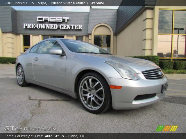 2005 Infiniti G 35 Coupe in Brilliant Silver Metallic