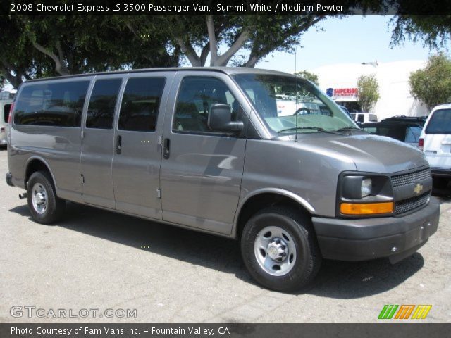 2008 Chevrolet Express LS 3500 Passenger Van in Summit White