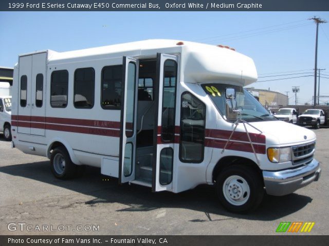 1999 Ford E Series Cutaway E450 Commercial Bus in Oxford White
