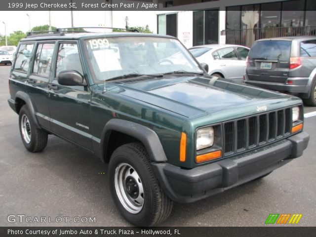 1999 Jeep Cherokee SE in Forest Green Pearl