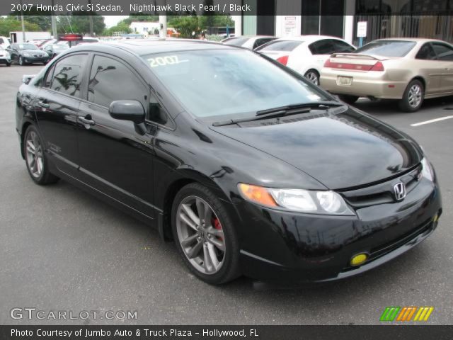 2007 Honda civic si coupe black