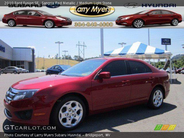 2010 Ford Fusion SE in Sangria Red Metallic