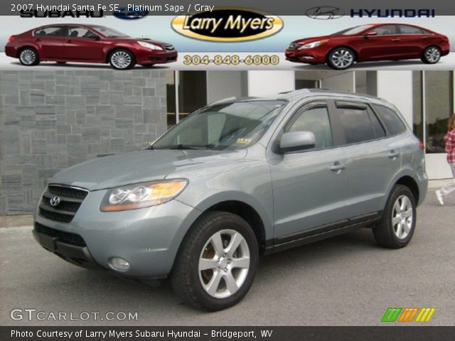 2007 Hyundai Santa Fe SE in Platinum Sage