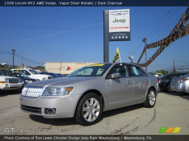 2008 Lincoln MKZ AWD Sedan in Vapor Silver Metallic