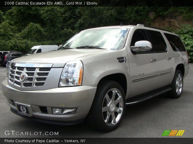 2008 Cadillac Escalade ESV AWD in Gold Mist