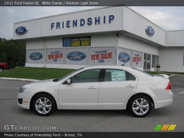 2012 Ford Fusion SE in White Suede