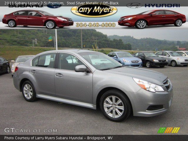 2011 Subaru Legacy 2.5i Premium in Steel Silver Metallic