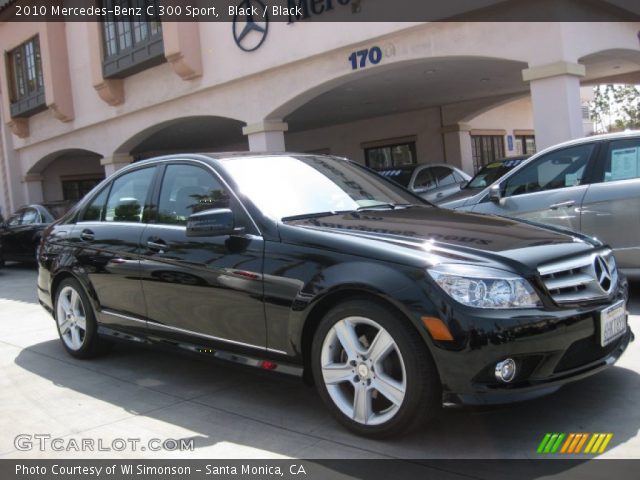 2010 Mercedes-Benz C 300 Sport in Black