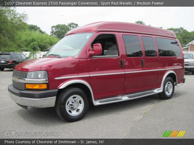 2007 Chevrolet Express 2500 Passenger Conversion in Sport Red Metallic